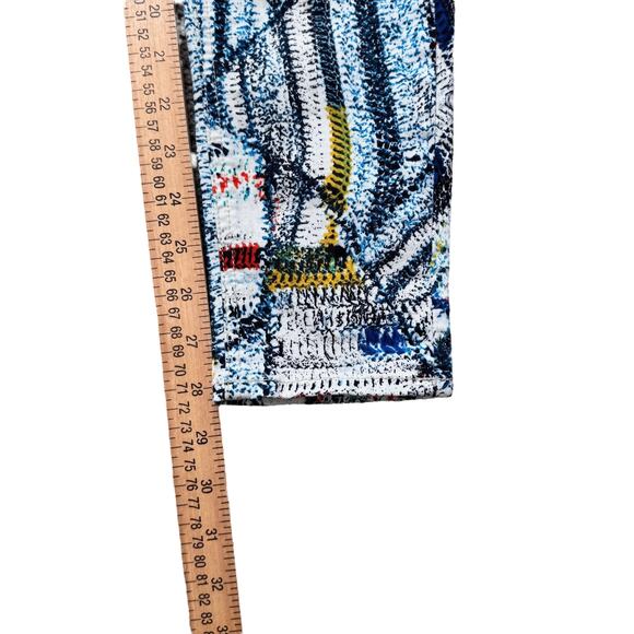 Rag & Bone Legging Jeans Women's Size 27 Abstract Print Surf Knit Skinny Stretch - Picture 9 of 11